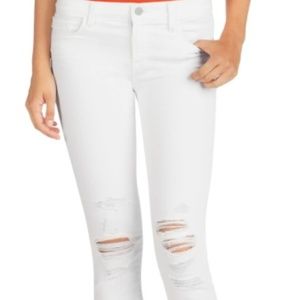 Women's J BRAND Cropped Demented Skinny White Jean